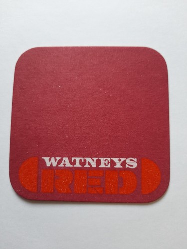 Watneys red beer - red, mat