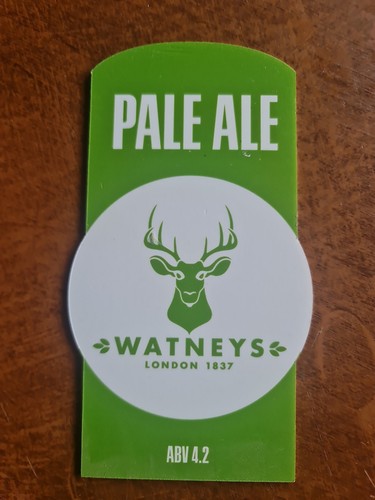 Watneys pale ale beer pump - ale,