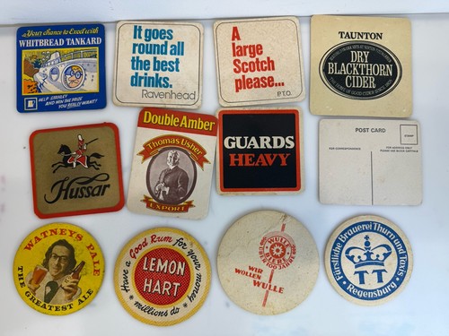 Vintage beer mats mixed lot - mats,