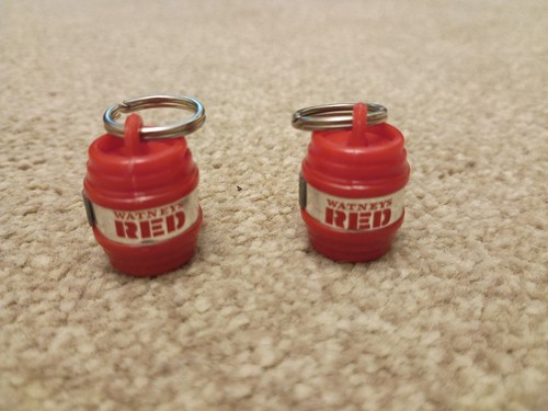 Watneys red barrel key - barrel, rings