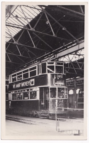 1949 london transport tram - transport,