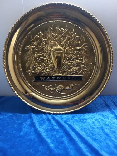 Vintage large watneys brass - watneys,