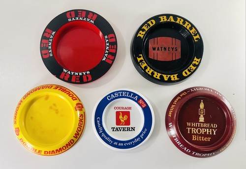 Pub advertising ashtrays - advertising,