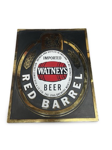 Watneys red barrel beer - red,