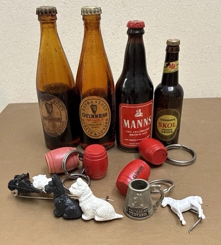 Miniature guinness manns - miniature, glass