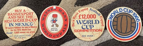 Vintage world cup beer - cup, mats
