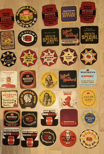 Watneys beer mats - mats.,