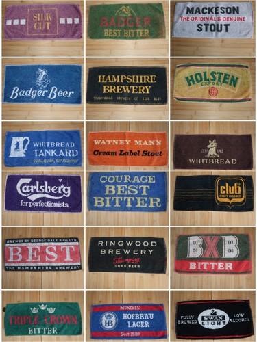 Vintage pub bar towels cotton - pub,